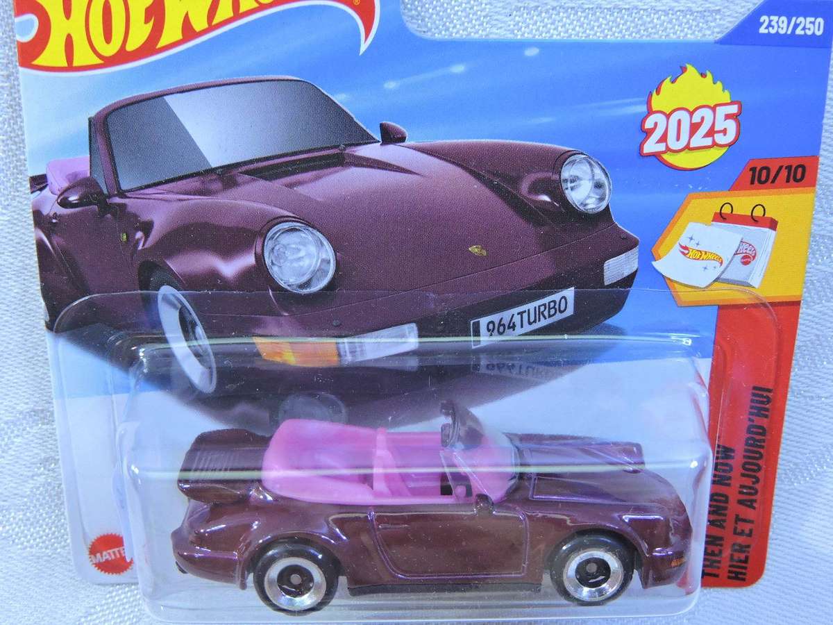 Hot wheels PORSCHE 911 Turbo Cabriolet ( Purple )