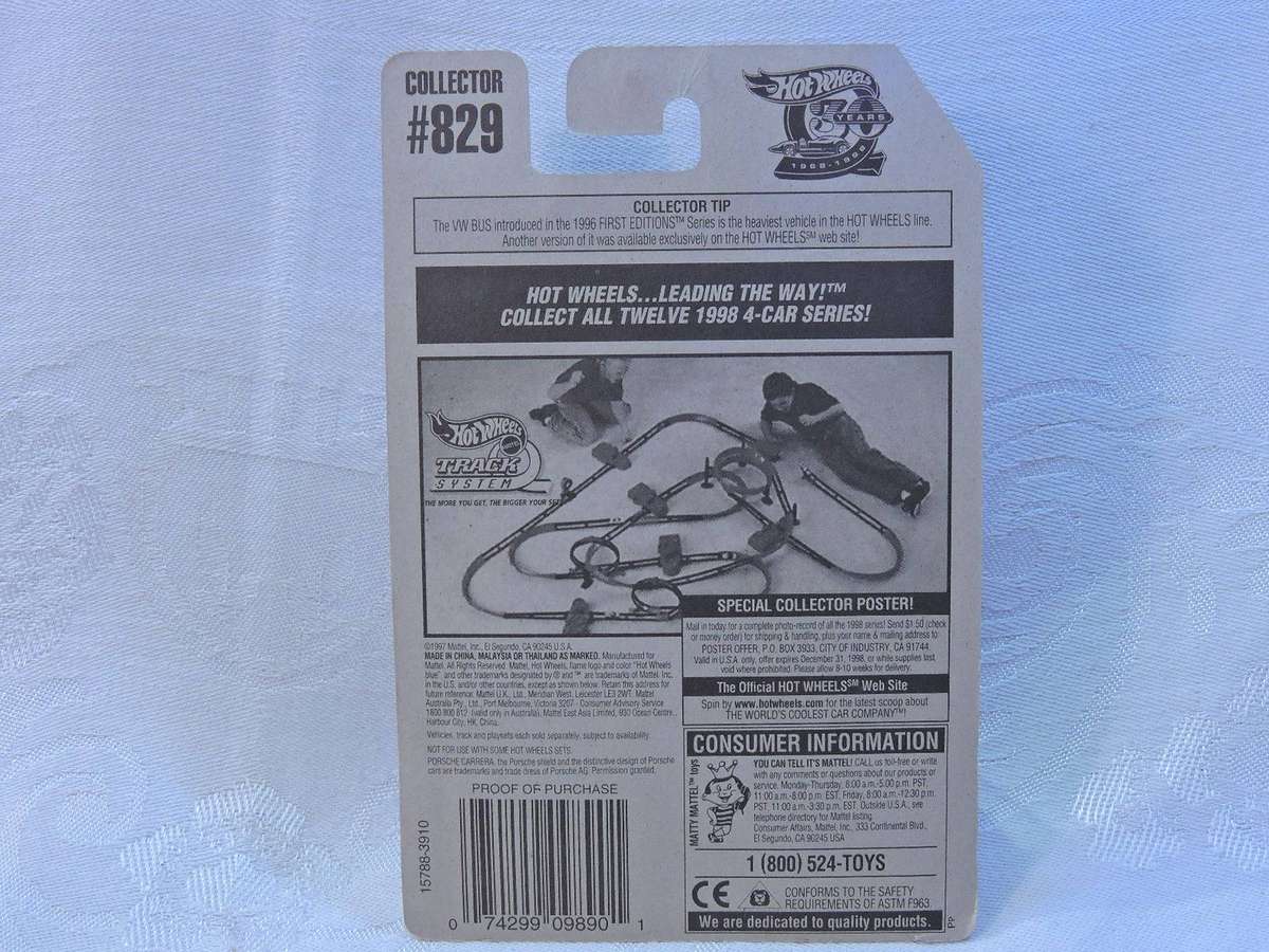 Hot Wheels PORSCHE Carrera ( Silver ) Vintage 1997 Release 29 Yrs Old !!!