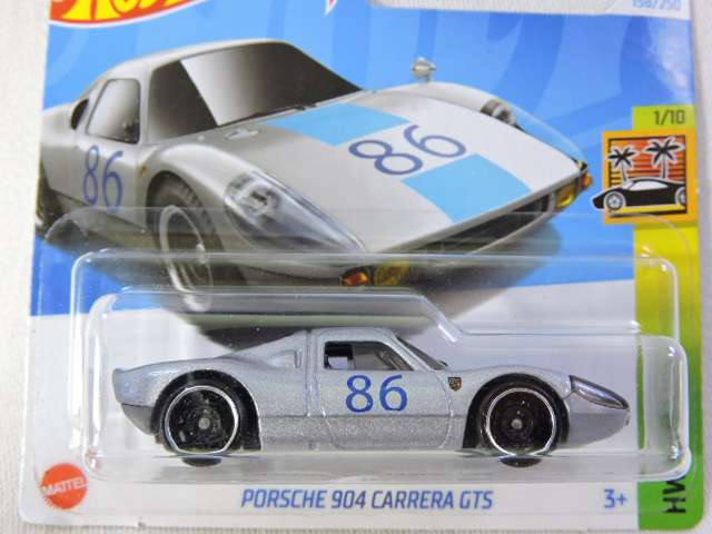 Hot Wheels Porsche 904 carrera GTS ( Silver #86 )