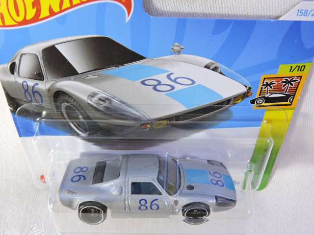 Hot Wheels Porsche 904 carrera GTS ( Silver #86 )