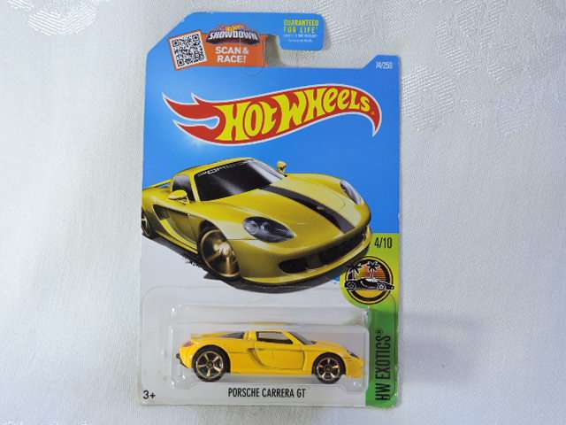 Hot Wheels PORSCHE Carrera GT ( Yellow ) Long Card