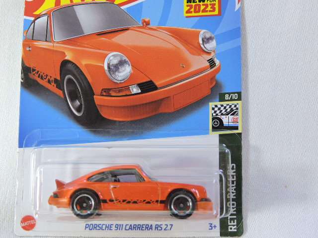 Hot Wheels PORSCHE 911 Carrera RS 2.7 ( Orange ) Long Card