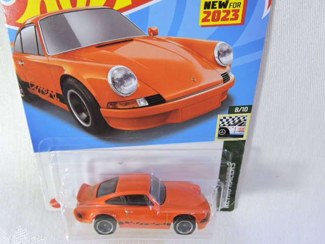 Hot Wheels PORSCHE 911 Carrera RS 2.7 ( Orange ) Long Card
