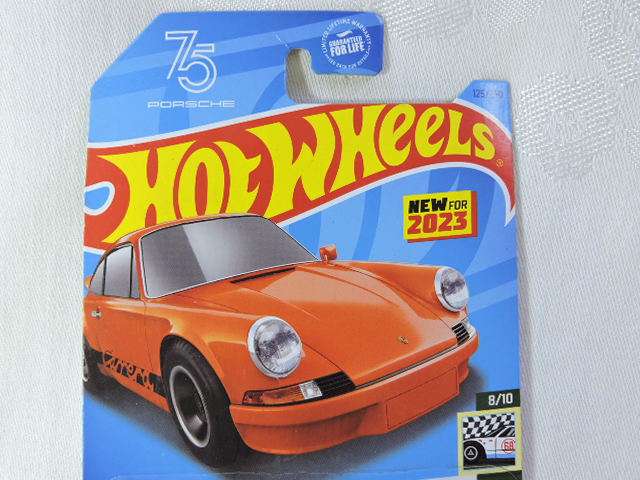 Hot Wheels PORSCHE 911 Carrera RS 2.7 ( Orange ) Long Card