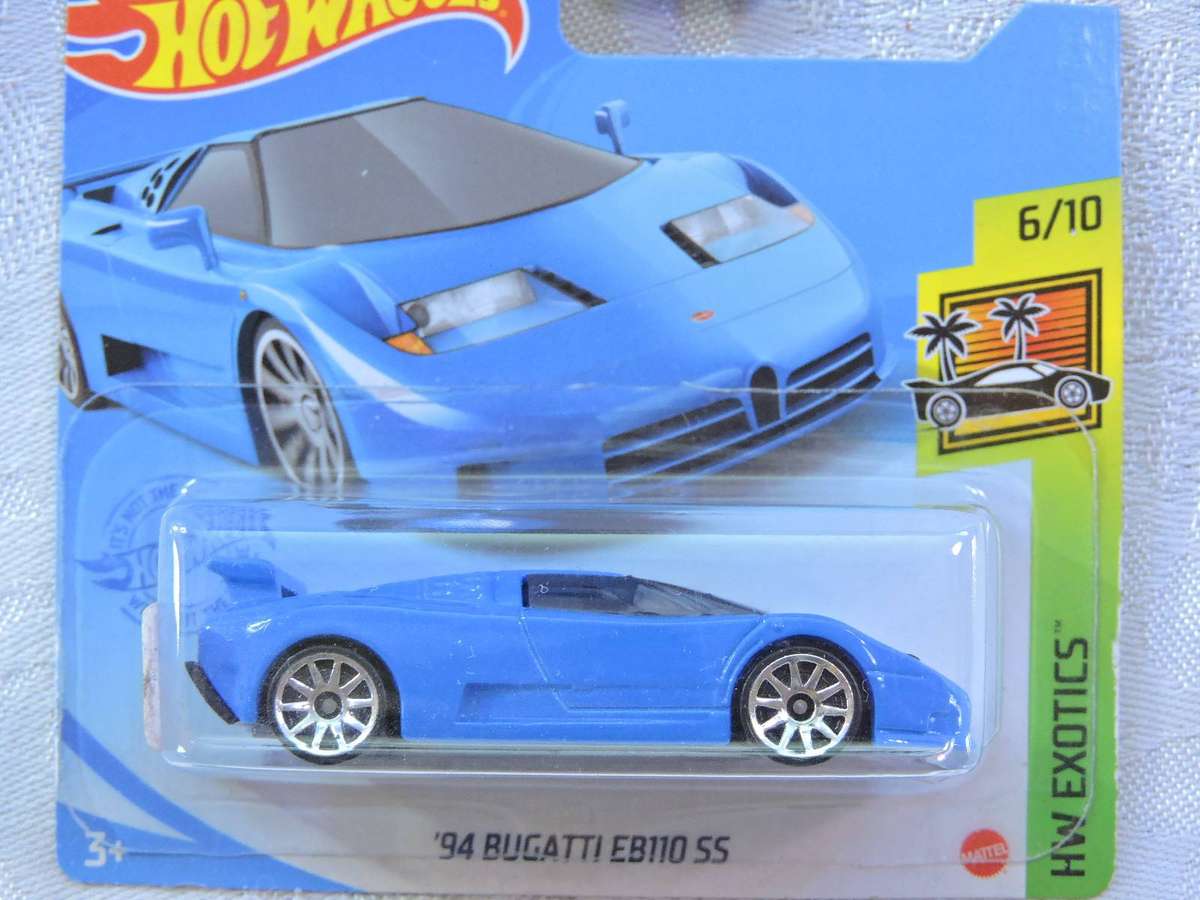 Hot Wheels BUGATTI EB110 55  ( Blue )  Supercar