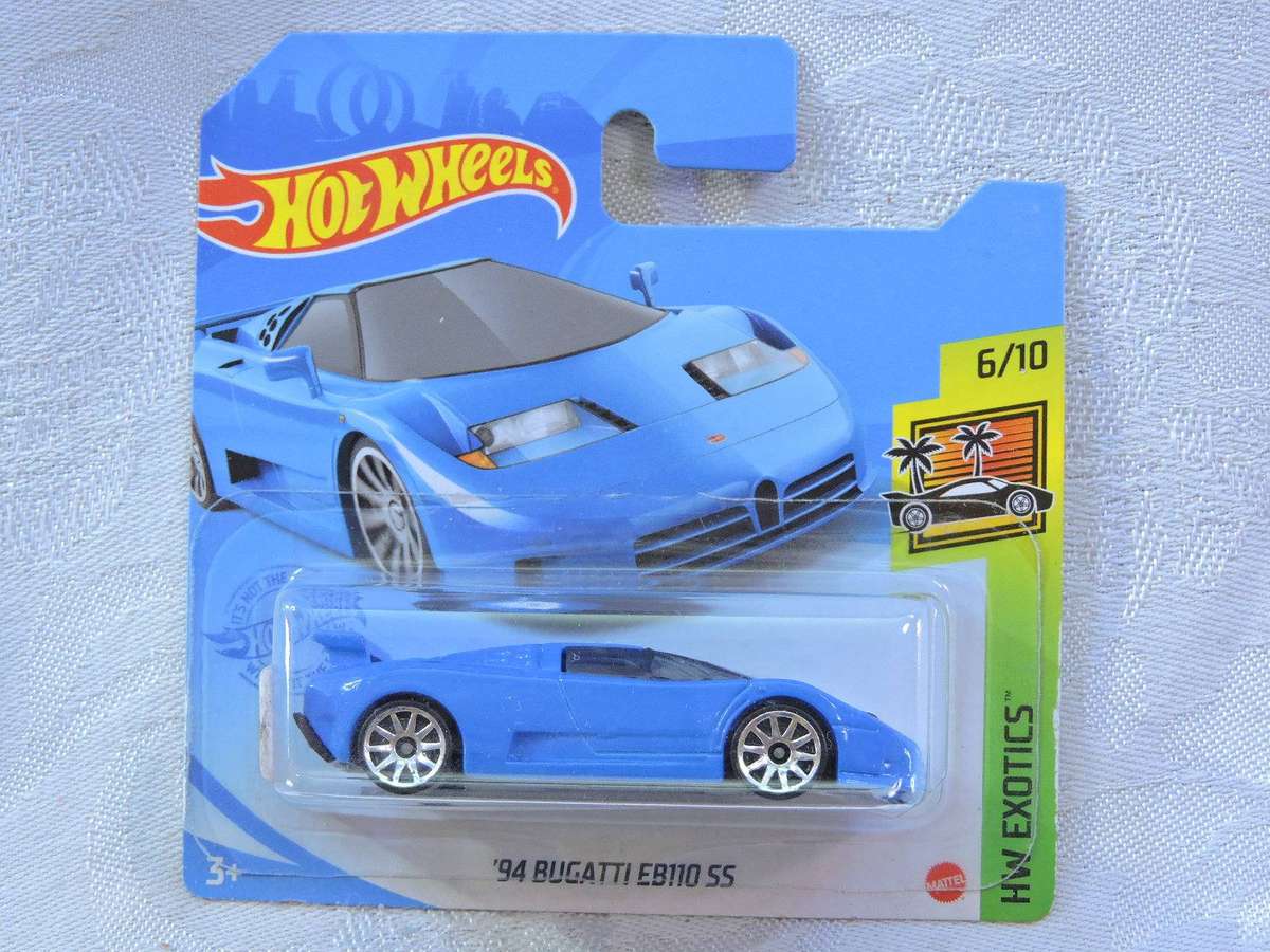 Hot Wheels BUGATTI EB110 55  ( Blue )  Supercar
