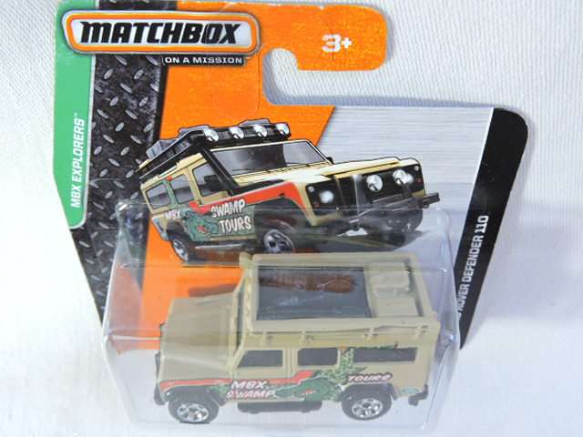 Matchbox Land Rover Defender 110 ( MBX Swamp ) like Hot Wheels
