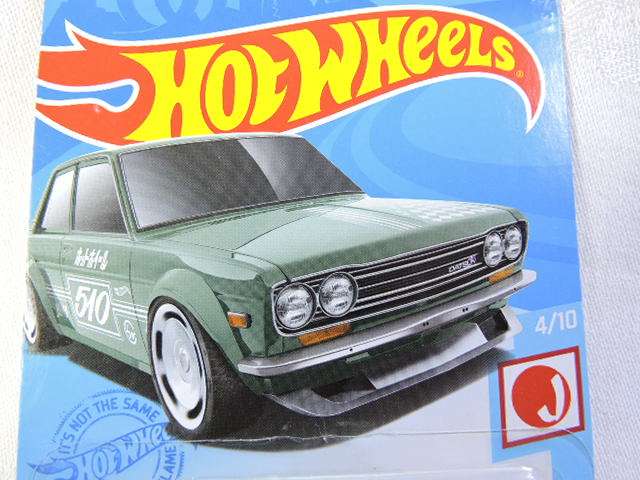 Matchbox DATSUN 510 ( Teal #510 ) Long card Like Nissan Like Hot Wheels