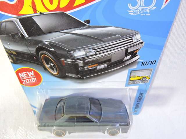Hot Wheels NISSAN SKYLINE R30 ( Grey/Black ) Long Card Like DATSUN