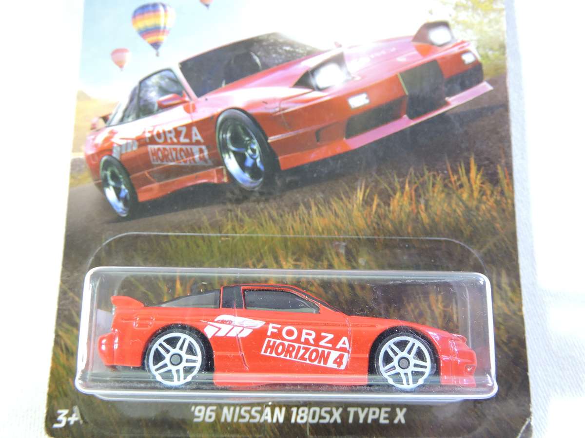 Hot Wheels NISSAN 180SX Type X ( Forza Horizon 4 )  Long card  Like Datsun