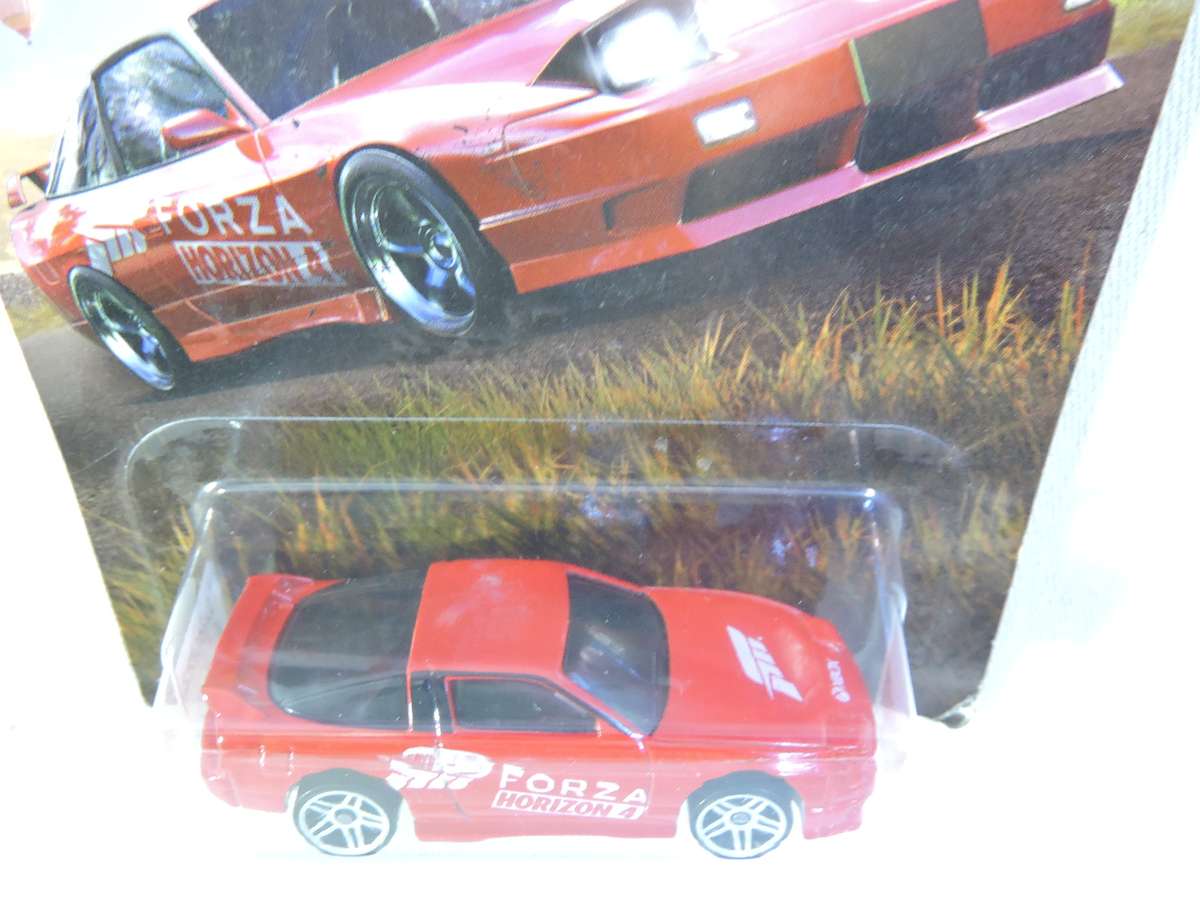 Hot Wheels NISSAN 180SX Type X ( Forza Horizon 4 )  Long card  Like Datsun