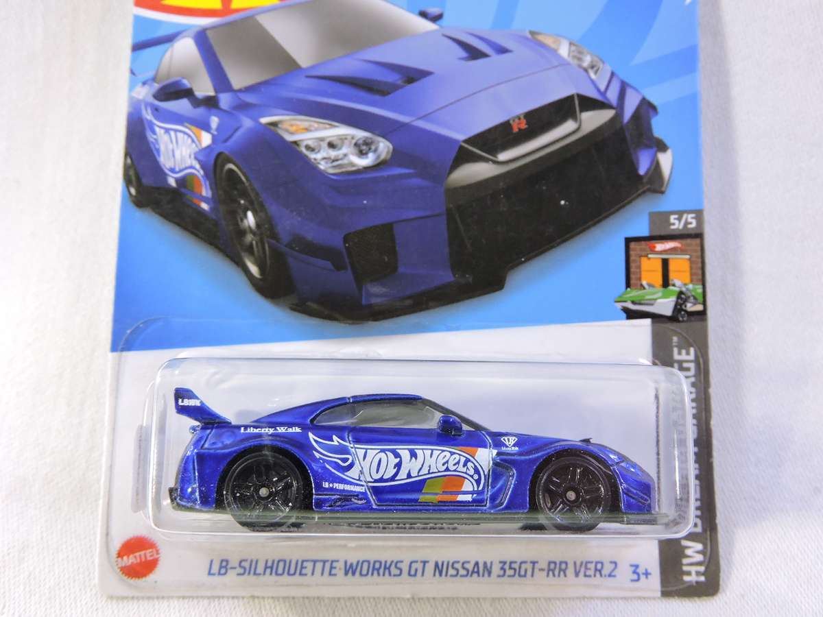 Hot Wheels NISSAN 35GT-RR VER.2  LB- SILHOUETTE WORKS ( Liberty Walk ) Long Card  Like Datsun