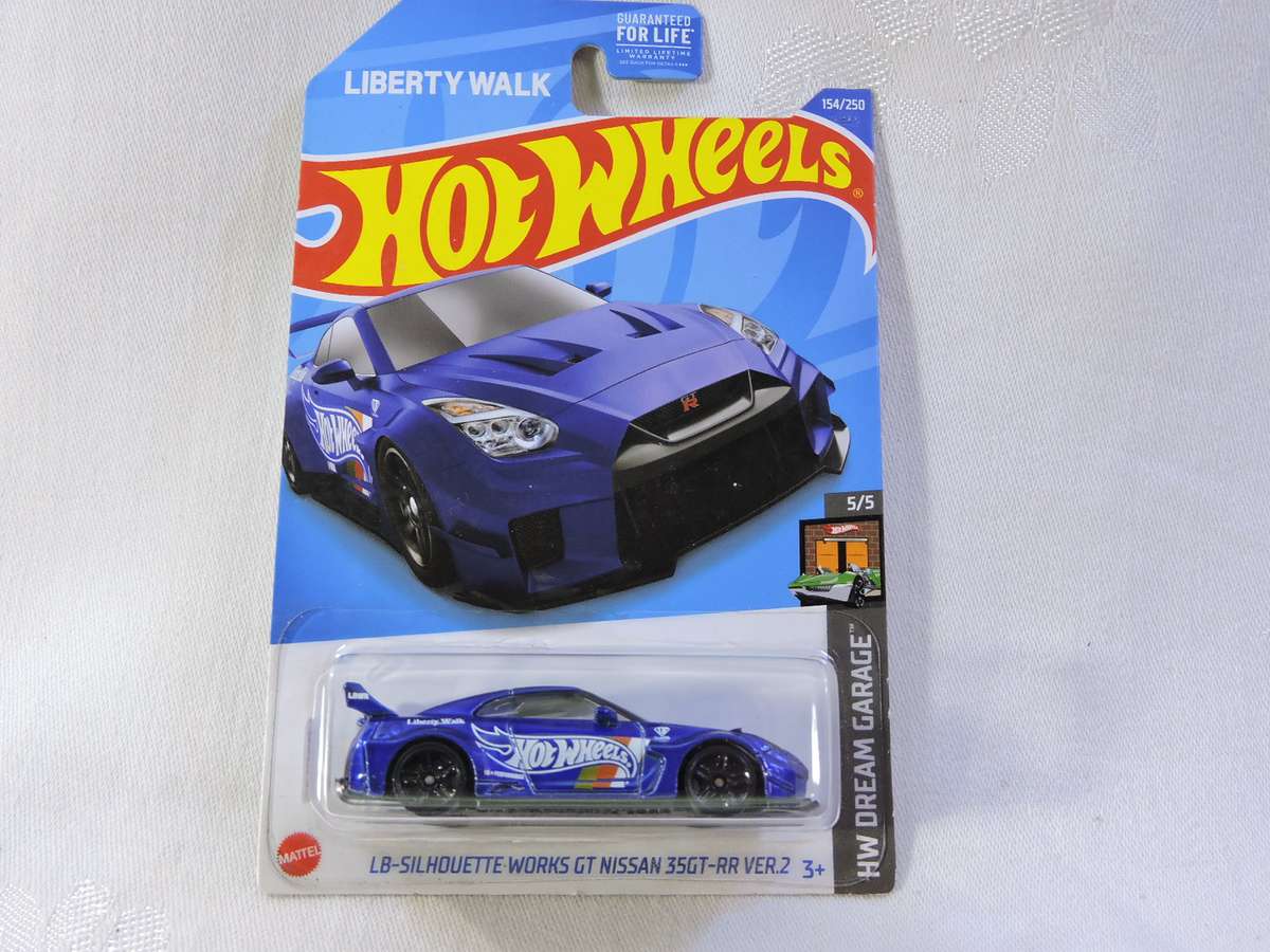 Hot Wheels NISSAN 35GT-RR VER.2  LB- SILHOUETTE WORKS ( Liberty Walk ) Long Card  Like Datsun