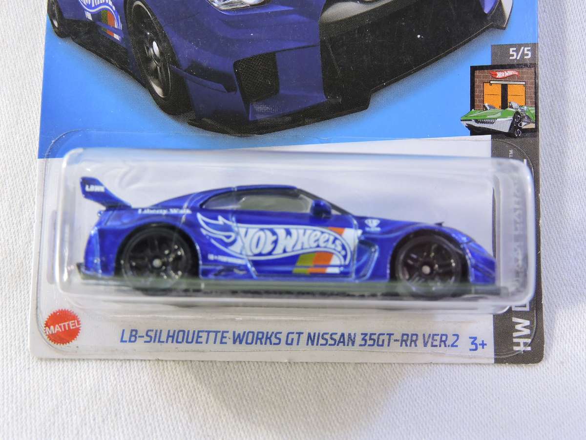 Hot Wheels NISSAN 35GT-RR VER.2  LB- SILHOUETTE WORKS ( Liberty Walk ) Long Card  Like Datsun