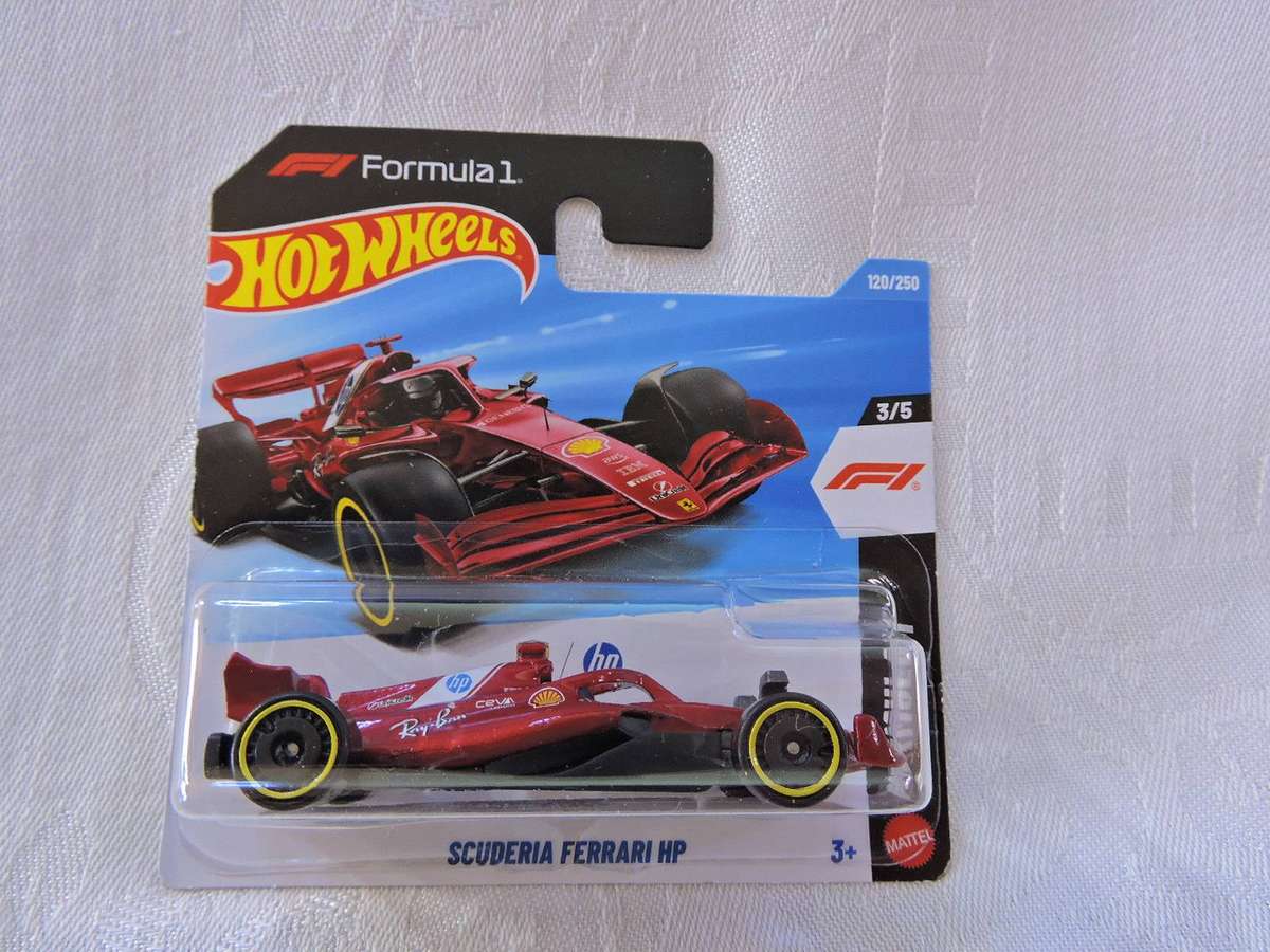 Hot Wheels FERRARI SCUDERIA HP  ( Red ) Formula 1  Ray Ban