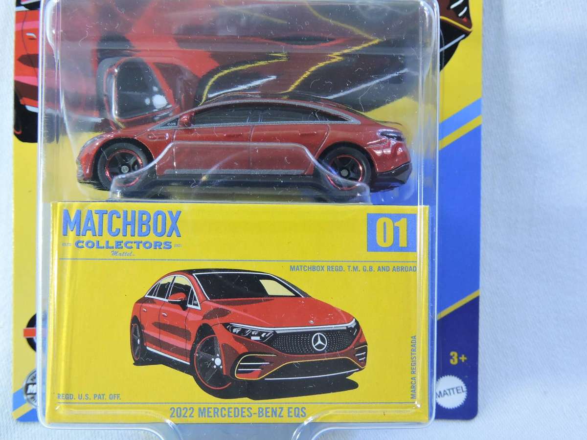 Matchbox MERCEDES BENZ EQS 580 (  Red  MIB ) Like Hot Wheels