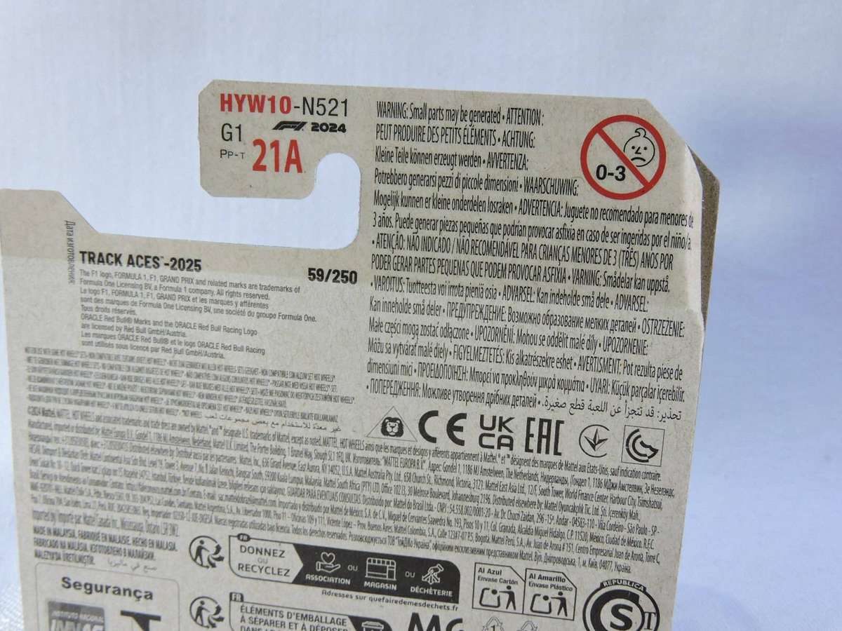 Hot Wheels ORACLE Red Bull Racing ( Silver Grey ) Like Formula 1