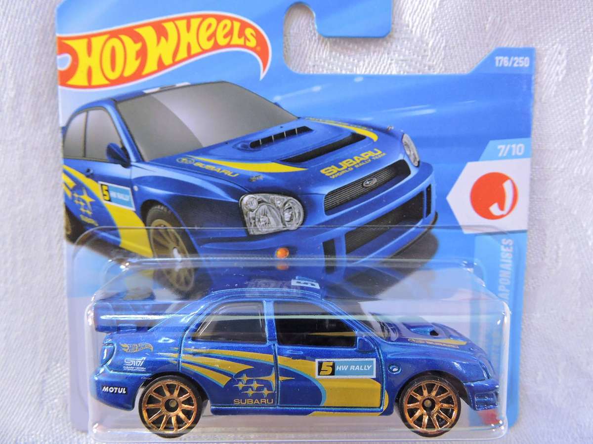 Hot Wheels SUBARU IMPREZA ( Blue #5 )