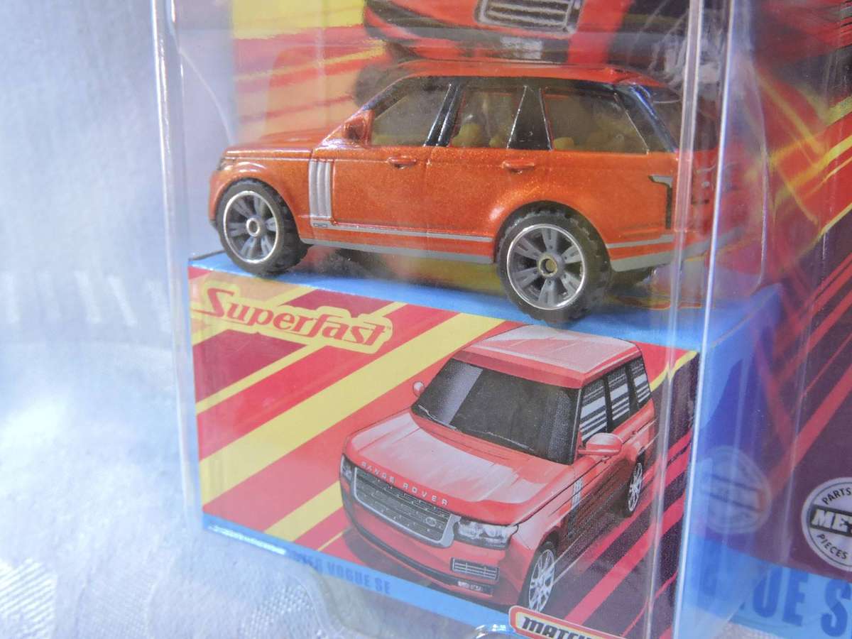 MATCHBOX RANGE ROVER Vogue SE  MIB ( Orange ) Like Land Rover Like Hot Wheels