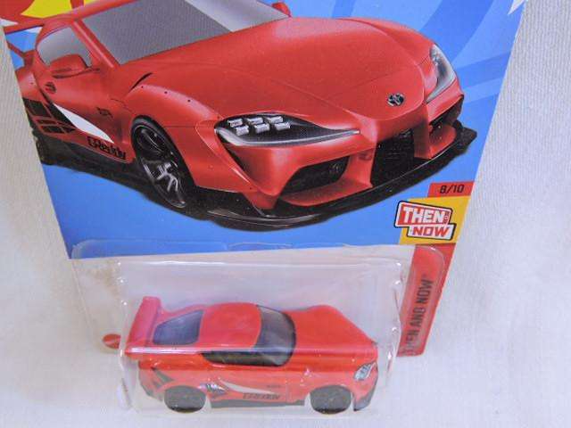 Hot Wheels TOYOTA GR Supra ( Red G REDDY ) Long card