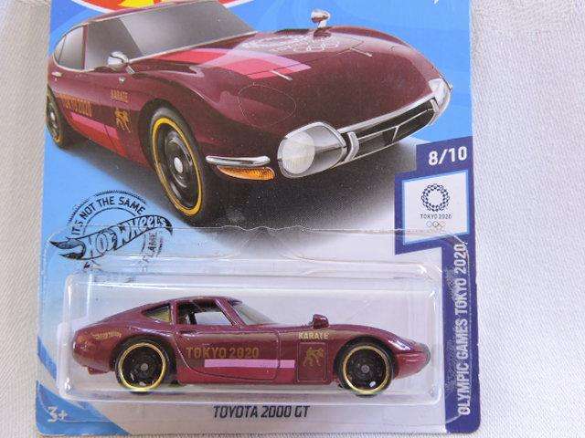 Hot Wheels TOYOTA 2000 GT ( Tokyo 2020 Plum ) Long card (Olympic games that never took place)