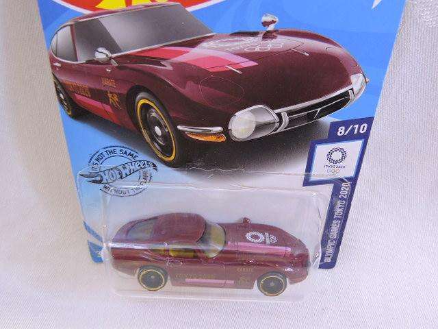 Hot Wheels TOYOTA 2000 GT ( Tokyo 2020 Plum ) Long card (Olympic games that never took place)