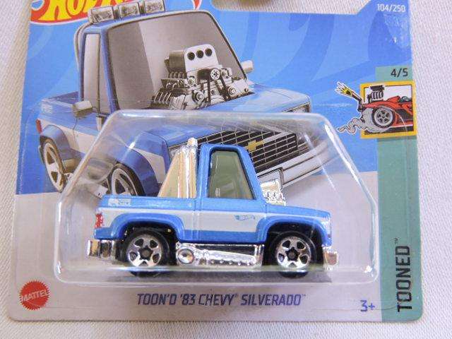 Hot wheels Chevy Chevrolet Silverado Pick up Bakkie ( Blue  TOONED )
