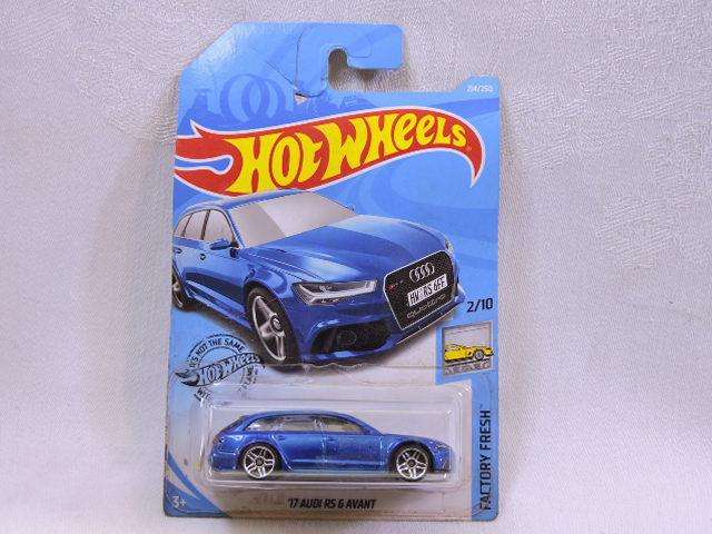 Hot wheels AUDI RS 6 Avant ( Blue ) Long Card