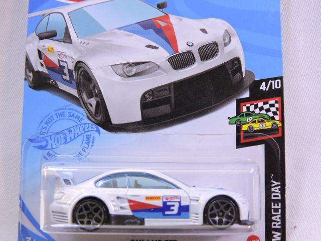 Hot wheels BMW M3 GT2 ( White #3 )  Long Card