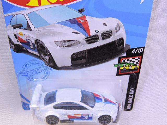 Hot wheels BMW M3 GT2 ( White #3 )  Long Card