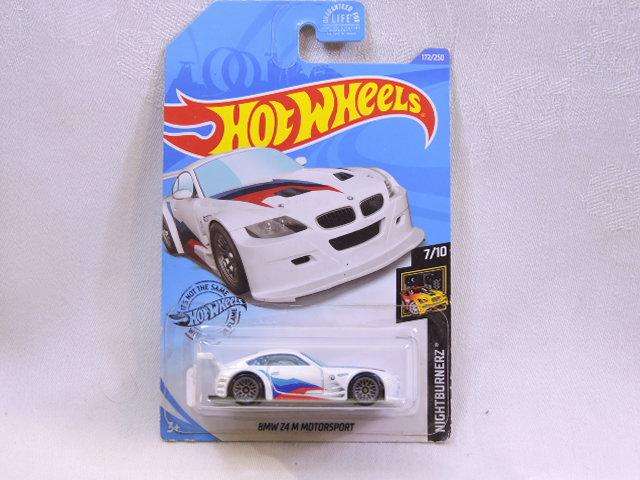 Hot wheels BMW M4 M Motorsport ( White )  Long Card