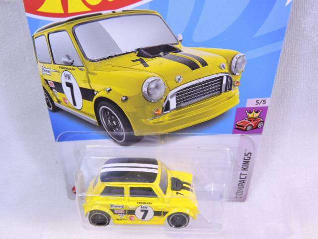 Hot Wheels MORRIS MINI ( Yellow #7 ) Long Card Treasure Hunt