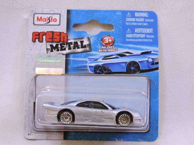 Maisto MERCEDES BENZ CLK- GTR Street version AMG ( Silver ) Like Hot Wheels