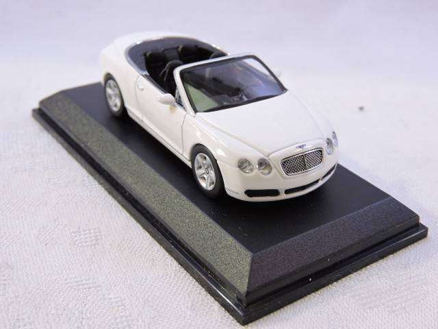 Minichamps BENTLEY CONTINENTAL GT Cabriolet ( White) Paul's Model Art Like Hot Wheels