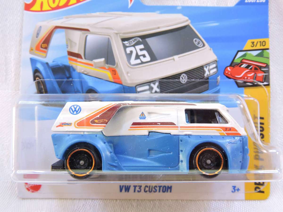 Hot Wheels VOLKSWAGEN VW T3 Custom ( Blue / White #25 )