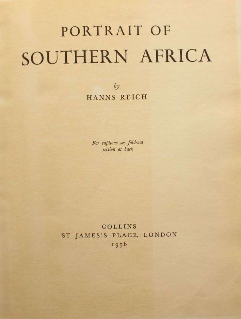 PORTRAIT OF SOUTHERN AFRICA (1956) - HANNS REICH (VINTAGE PHOTOGRAPHY)