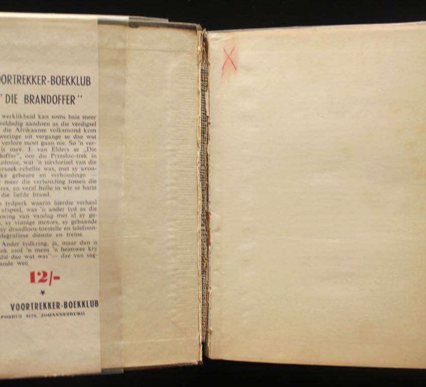 DIE BRANDOFFER - J. VAN ELDERS (1953) - PRINSLOO TREK