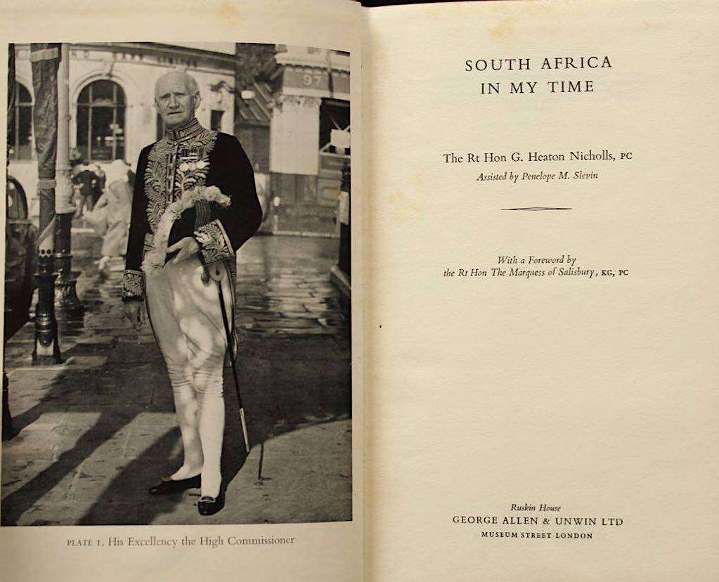 SOUTH AFRICA IN MY TIME - G. HEATON NICHOLLS (1961)