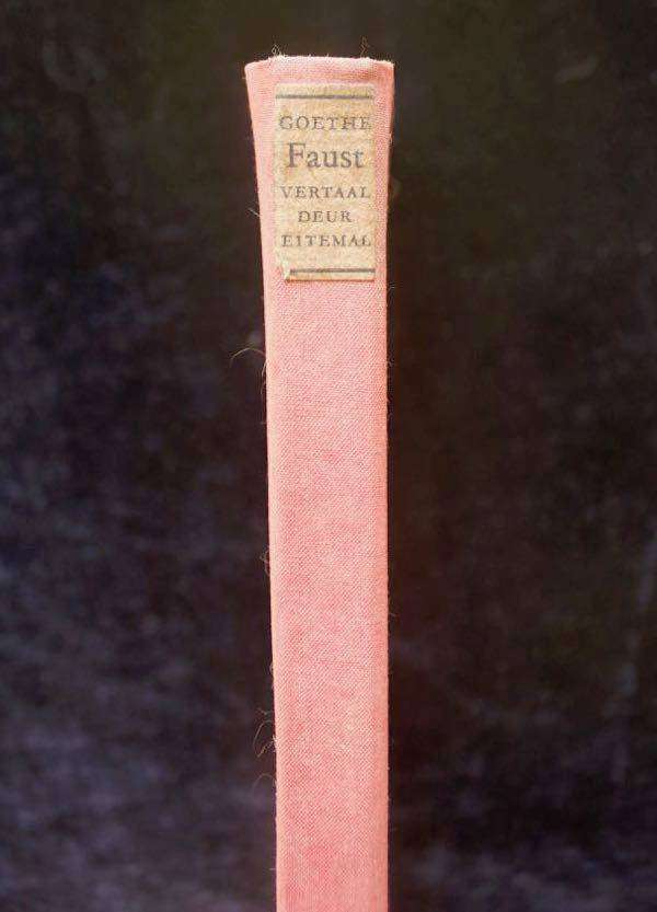 FAUST I - GOETHE - GEVERTAAL DEUR EITEMAL EN GEBEPERK TOT 100 EKSEMPLARE