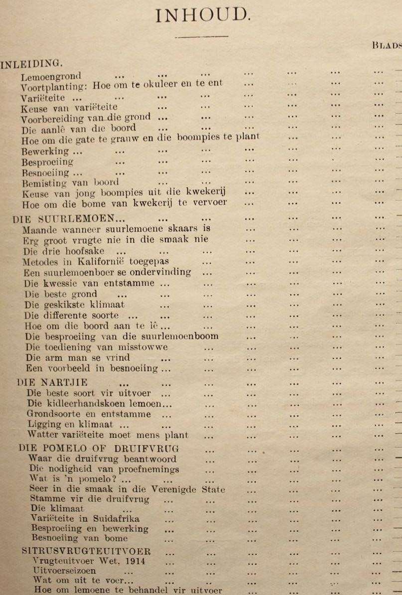 DIE SITRUSBOERDERIJ IN SUIDAFRIKA (1919) - R.A. DAVIS (SOETLEMOENE, SUURLEMOENE, NARTJIES, ENS.)