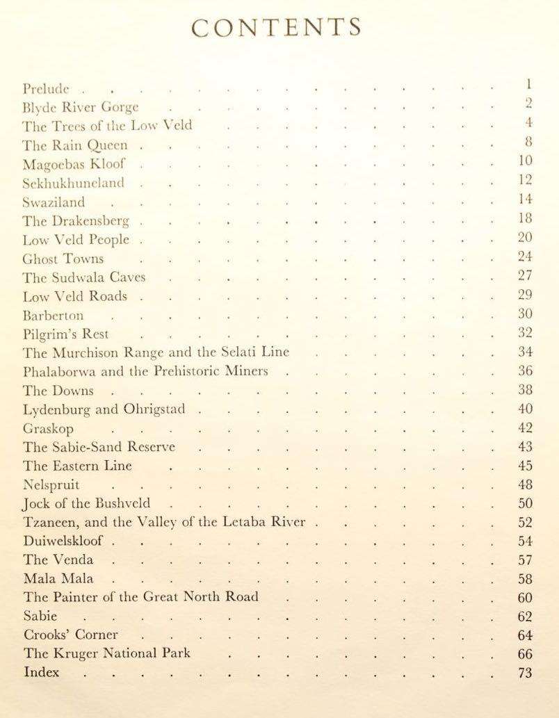 LOW VELD TRAILS - T.V. BULPIN (1968)