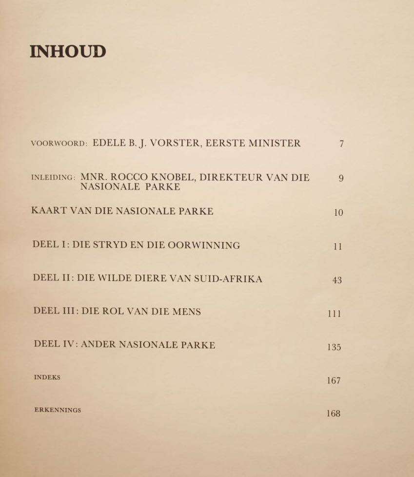 DIE KRUGERWILDTUIN EN ANDER NASIONALE PARKE - R.J. LABUSCHAGNE [1967]