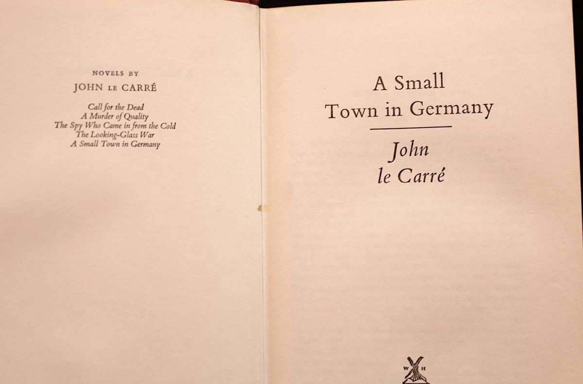 A SMALL TOWN IN GERMANY - JOHN LE CARRE - 1ST ED. 1968