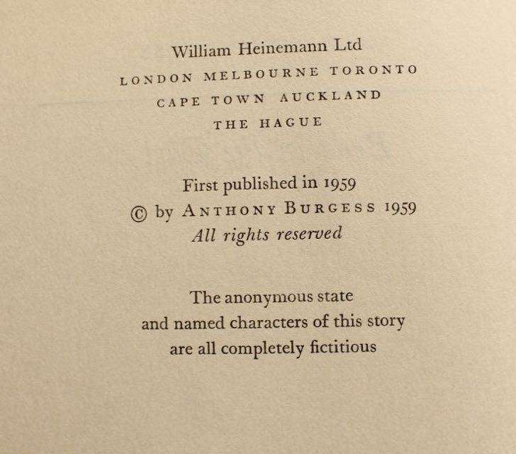 BEDS IN THE EAST - ANTHONY BURGESS (1959) - 1ST ED.