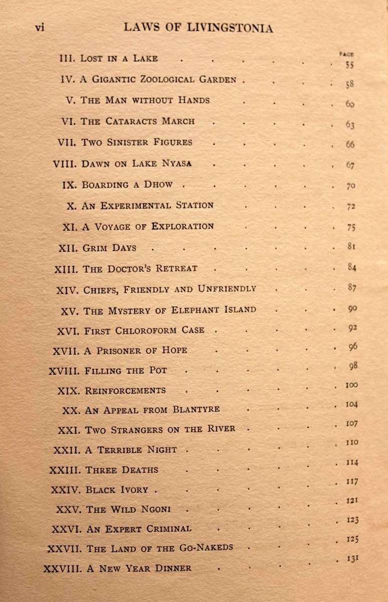 LAWS OF LIVINGSTONIA - W.P. LIVINGSTONE (1921)