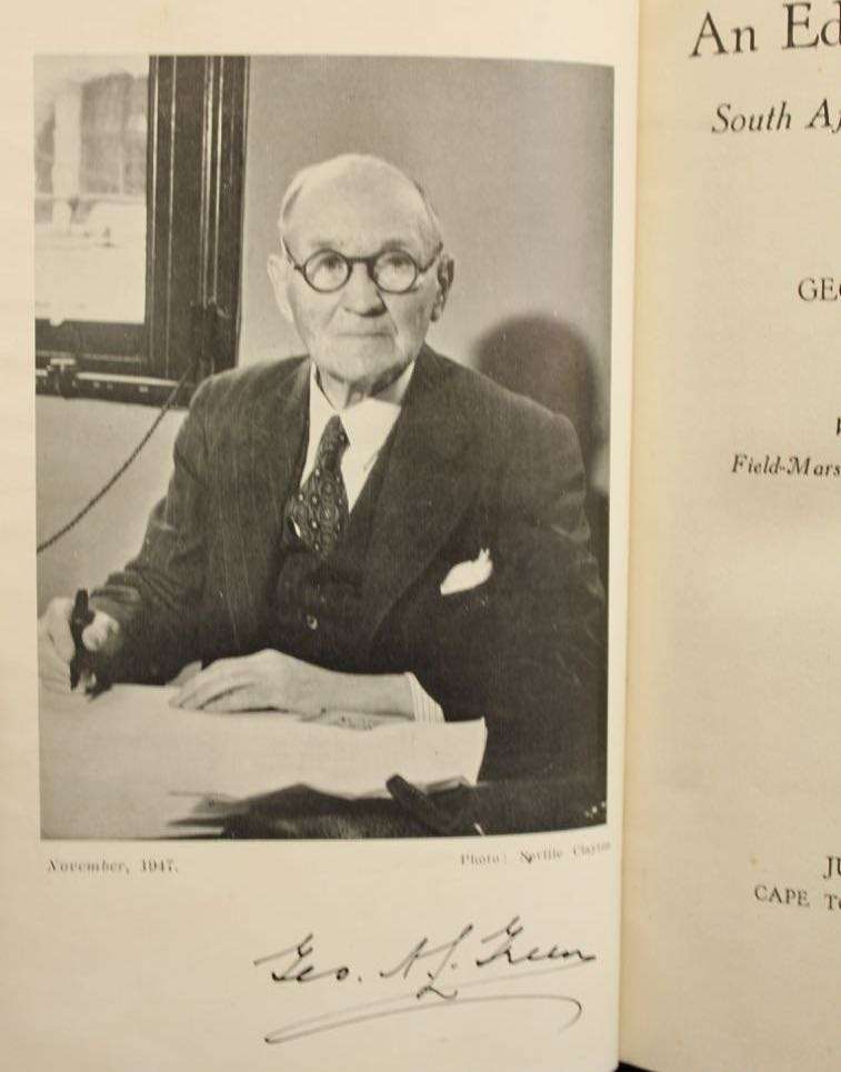 AN EDITOR LOOKS BACK - G.A.L. GREEN - foreword by Jan Smuts