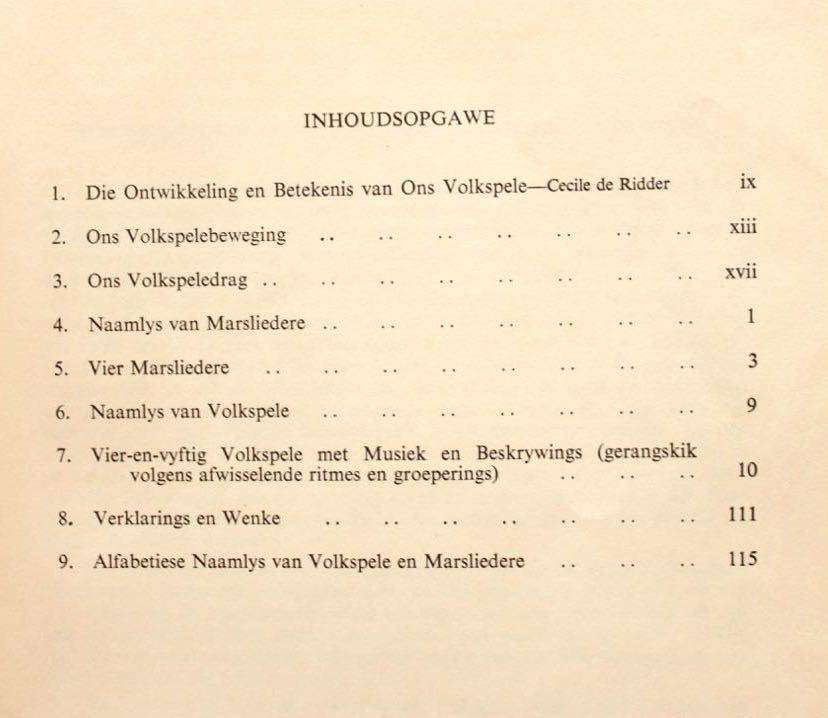 ONS EIE VOLKSPELE [1955]