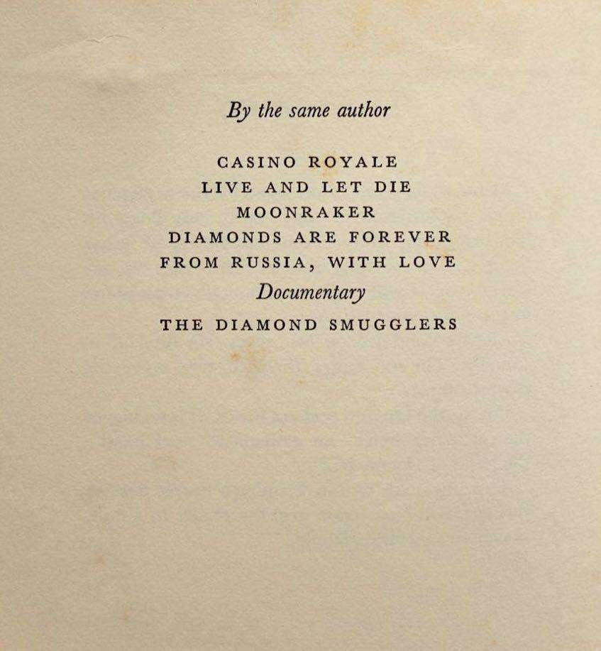 DR NO - IAN FLEMING (1958) First Edition