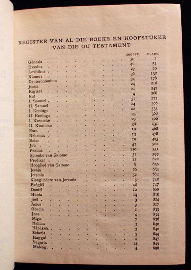 DIE BYBEL (1938) - VOORTREKKER-EEUFEESBYBEL "Voortrekker Centenary Bible"