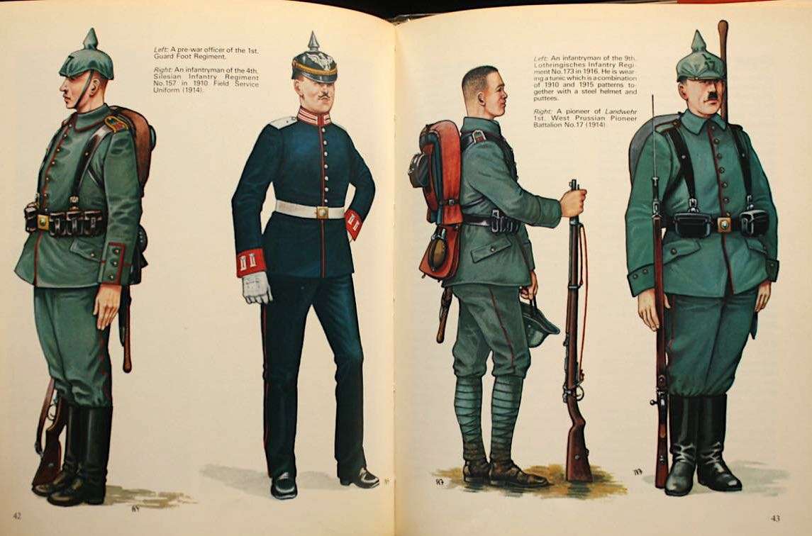 UNIFORMS AND ORGANISATION OF THE IMPERIAL GERMAN ARMY 1900-1918 - STEPHENS & MADDOCKS